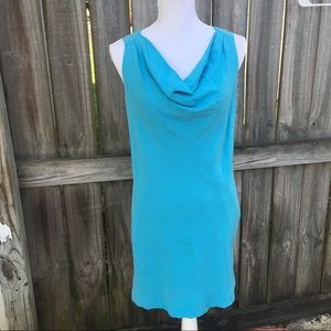 Tory Burch Blue dress size 4 sleeveless scoop neck